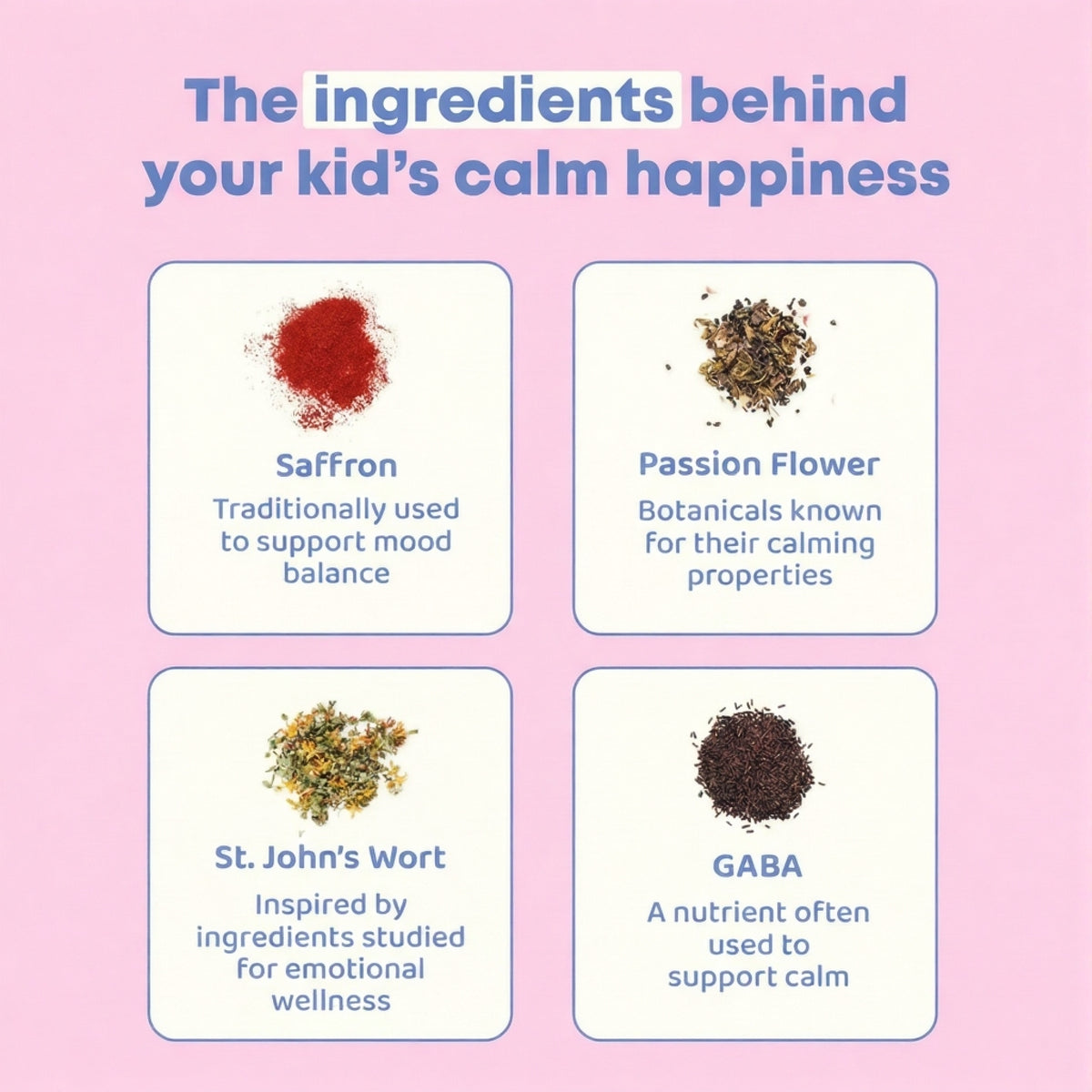 Saffron Calm Focus Gummies