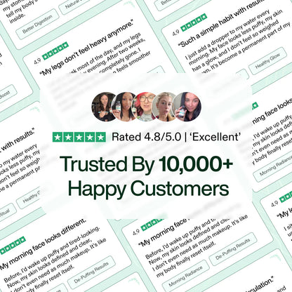 93% of women report: Waking up lighter, de-puffed & finally feeling like themselves again — in 14 days or less